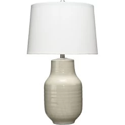 Bottle 28 Inch 150.00 Watt Grey Table Lamp Portable Light