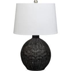 Cape 23 Inch 150.00 Watt Black Table Lamp Portable Light