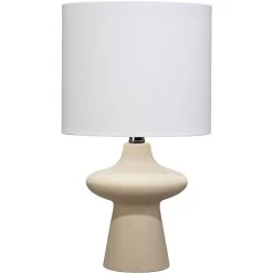 Oliver 16.5 Inch 60.00 Watt Beige Table Lamp Portable Light