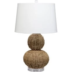 Sebastian 25 Inch 150.00 Watt Natural Table Lamp Portable Light