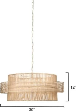 Concentric Pendant -Furnitur Jamie Young md 109