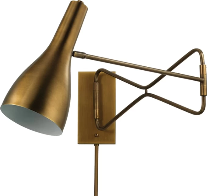 Lenz Swing Arm Wall Sconce 1 Lenz Swing Arm Wall Sconce