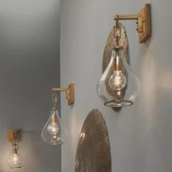 Tear Drop Hanging Wall Sconce -Furnitur Jamie Young md 15
