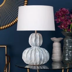 Oceane Gourd Table Lamp 9 Oceane Gourd Table Lamp -Furnitur Jamie Young md 203