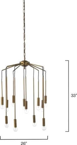 Cascade Pendant 6 Cascade Pendant -Furnitur Jamie Young md 315