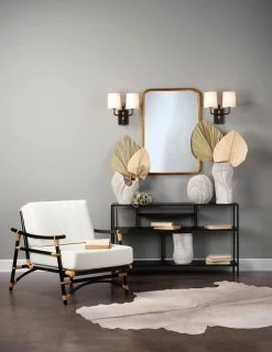 Lawton Double Arm Wall Sconce -Furnitur Jamie Young md 523