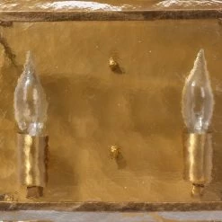 Glenn Glass Double Wall Sconce -Furnitur Jamie Young md 54