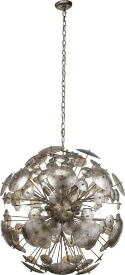 Constellation Round Chandelier 10 Constellation Round Chandelier -Furnitur Jamie Young md 554