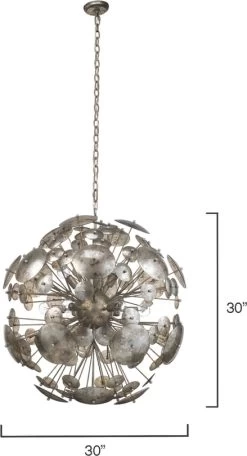 Constellation Round Chandelier 12 Constellation Round Chandelier -Furnitur Jamie Young md 556