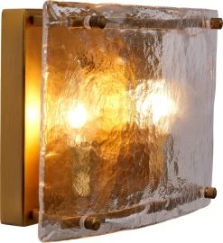 Glenn Glass Double Wall Sconce -Furnitur Jamie Young md 57