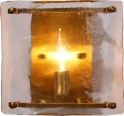 Glenn Glass Sconce -Furnitur Jamie Young md 578