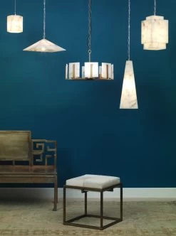 Borealis Hexagon Pendant -Furnitur Jamie Young md 593