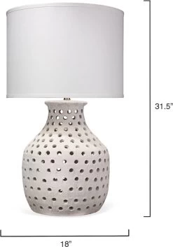 Porous Table Lamp 7 Porous Table Lamp -Furnitur Jamie Young md 646