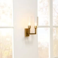 Linear Double Wall Sconce -Furnitur Jamie Young md 693