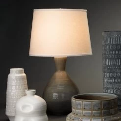 Ash Table Lamp -Furnitur Jamie Young md 698