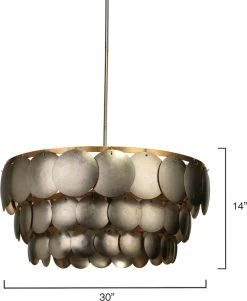 Calypso Chandelier -Furnitur Jamie Young md 768