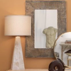 Borealis Hexagon Table Lamp -Furnitur Jamie Young md 825