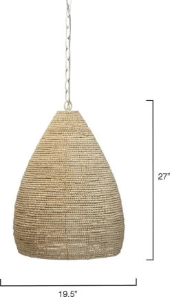 Gulf Stream Pendant 9 Gulf Stream Pendant -Furnitur Jamie Young md 851