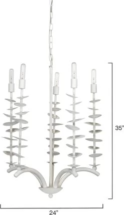 Petals Chandelier 9 Petals Chandelier -Furnitur Jamie Young md 868