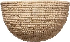 Barnacle Beaded Demi Lune Sconce