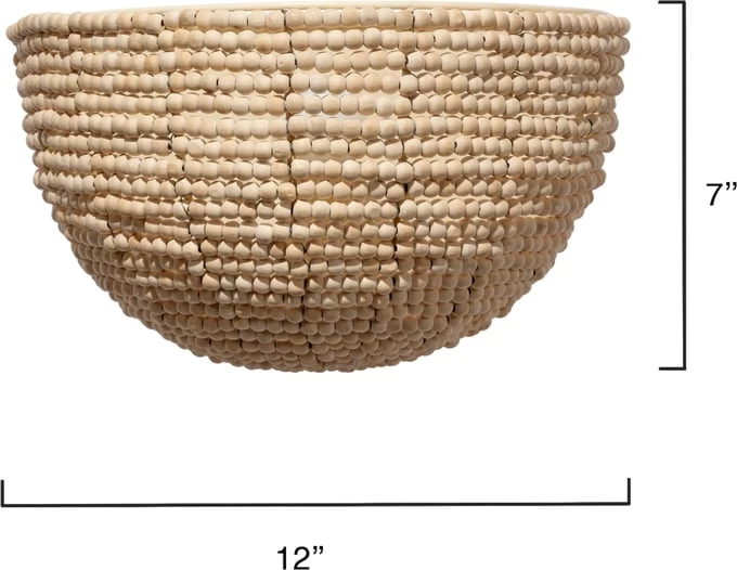 Barnacle Beaded Demi Lune Sconce 2 Barnacle Beaded Demi Lune Sconce - Image 2