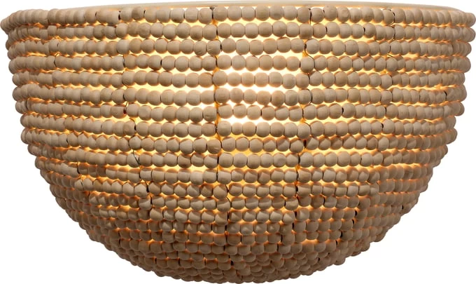 Barnacle Beaded Demi Lune Sconce 5 Barnacle Beaded Demi Lune Sconce - Image 5